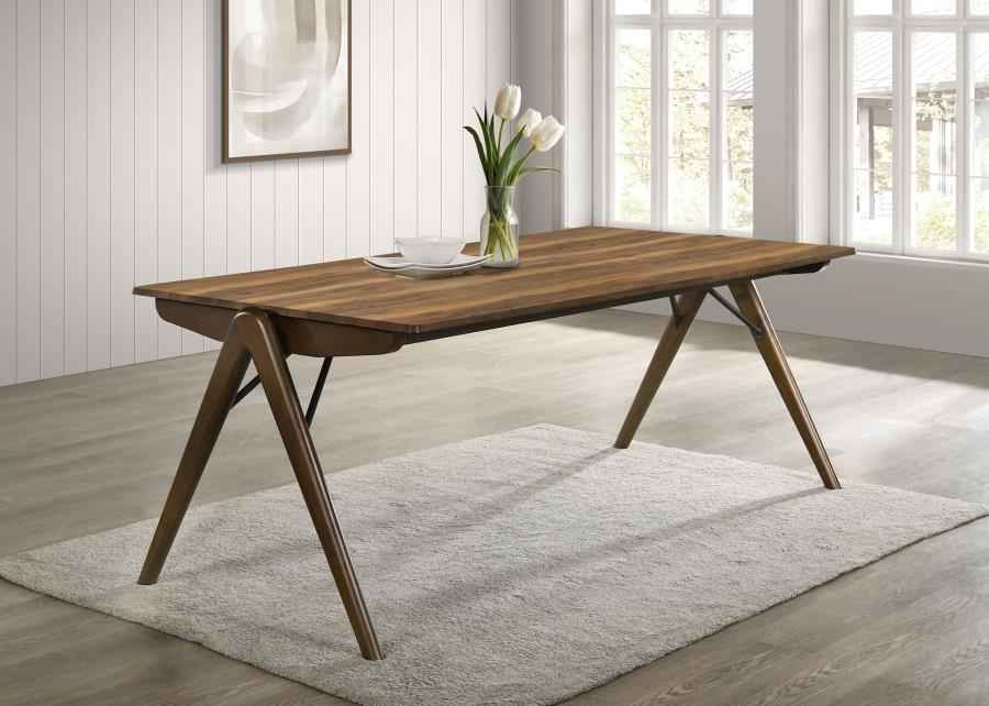 Randolph 82-inch Smart Top Rectangular Dining Table Sheesham and Brown