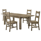 Home & Sleep Outlet - Cardova 5-piece Extension Table Dining Set Vineyard Oak