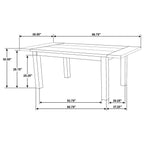 Home & Sleep Outlet - Cardova 5-piece Extension Table Dining Set Vineyard Oak