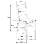 Home & Sleep Outlet - Cardova 5-piece Extension Table Dining Set Vineyard Oak