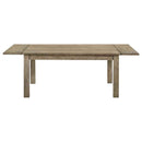 Cardova 87-inch Solid Wood Extension Dining Table Vineyard Oak