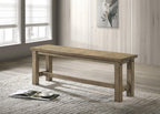Home & Sleep Outlet - Cardova 51-inch Solid Wood Dining Bench Vineyard Oak