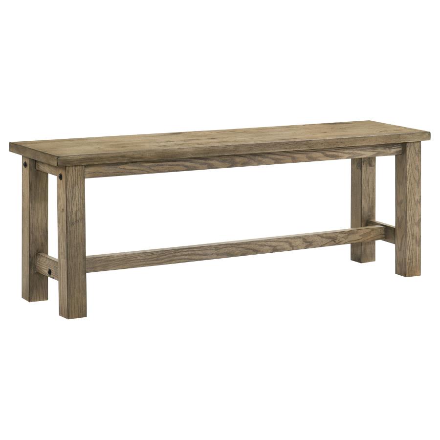 Home & Sleep Outlet - Cardova 51-inch Solid Wood Dining Bench Vineyard Oak
