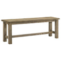 Home & Sleep Outlet - Cardova 51-inch Solid Wood Dining Bench Vineyard Oak