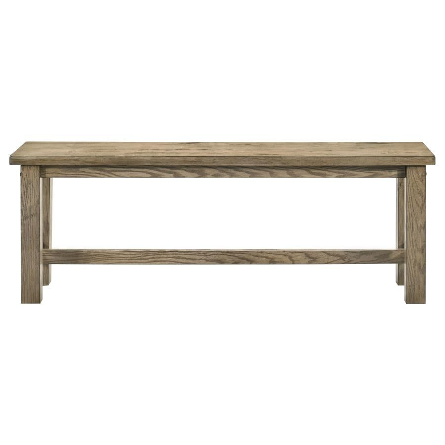 Home & Sleep Outlet - Cardova 51-inch Solid Wood Dining Bench Vineyard Oak