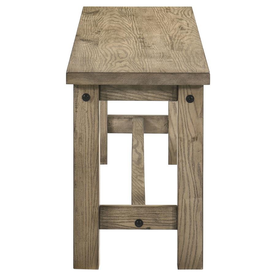 Home & Sleep Outlet - Cardova 51-inch Solid Wood Dining Bench Vineyard Oak