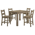 Home & Sleep Outlet - Cardova 5-piece Counter Height Dining Table Set Vineyard Oak