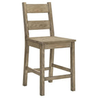 Home & Sleep Outlet - Cardova 5-piece Counter Height Dining Table Set Vineyard Oak