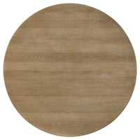 Adina 5-piece Round Dining Table Set Distressed Light Brown