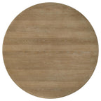 Home & Sleep Outlet - Adina 53-inch Round Wood Dining Table Distressed Light Brown
