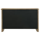 Adina 3-door 59-inch Sideboard Server Distressed Light Brown