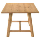 Duncan 7-piece Rectangular Wood Dining Table Set Washed Oak
