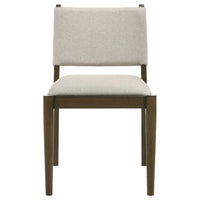 Ottowa Upholstered Dining Side Chair Brown (Set of 2)