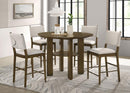 Ottowa 47-inch Round Counter Height Dining Table Brown