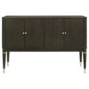 Reseda 4-door Dining Sideboard Server with Shelves Ash Brown