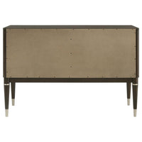 Reseda 4-door Dining Sideboard Server with Shelves Ash Brown