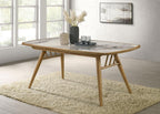 Home & Sleep Outlet - Croyden 73-inch Rectangular Dining Table Weathered Natural