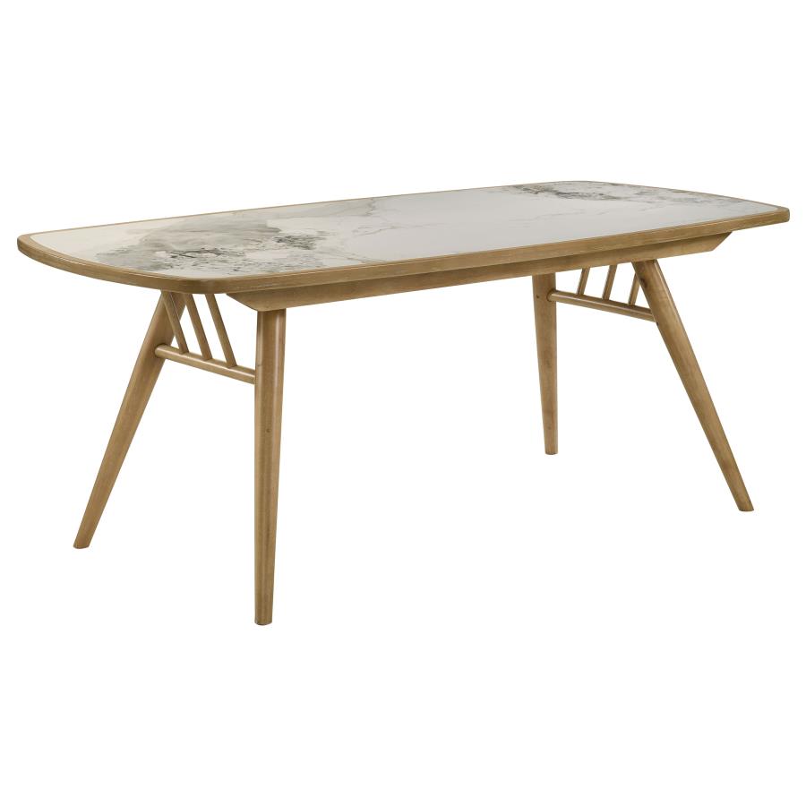 Home & Sleep Outlet - Croyden 73-inch Rectangular Dining Table Weathered Natural