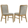 Home & Sleep Outlet - Croyden Dining Side Chair Weathered Natural (Set of 2)