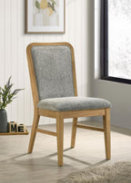 Home & Sleep Outlet - Croyden Dining Side Chair Weathered Natural (Set of 2)