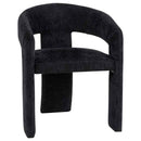 Carlow Upholstered Dining Arm Chair Black (Set of 2)