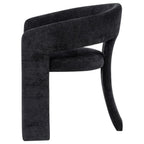 Home & Sleep Outlet - Carlow Upholstered Dining Arm Chair Black (Set of 2)