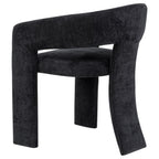 Home & Sleep Outlet - Carlow Upholstered Dining Arm Chair Black (Set of 2)