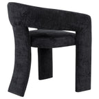 Home & Sleep Outlet - Carlow Upholstered Dining Arm Chair Black (Set of 2)
