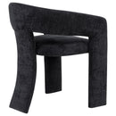 Carlow Upholstered Dining Arm Chair Black (Set of 2)