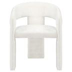 Home & Sleep Outlet - Carlow Upholstered Dining Arm Chair White (Set of 2)