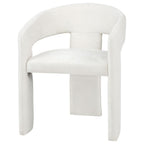 Home & Sleep Outlet - Carlow Upholstered Dining Arm Chair White (Set of 2)