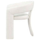Carlow Upholstered Dining Arm Chair White (Set of 2)