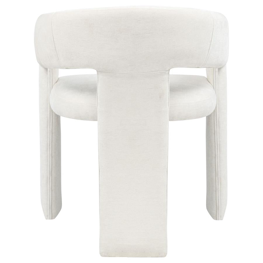 Home & Sleep Outlet - Carlow Upholstered Dining Arm Chair White (Set of 2)