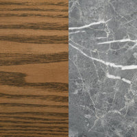 Franklin 50-inch Round Dining Table Grey and Dark Oak