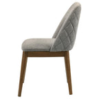 Home & Sleep Outlet - Franklin Upholstered Dining Side Chair Grey (Set of 2)
