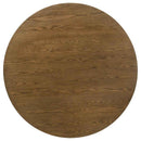 Franklin 5-piece 54-inch Round Dining Table Set Dark Brown