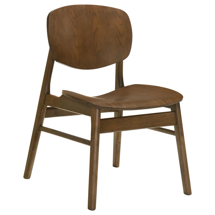 Home & Sleep Outlet - Franklin 5-piece 54-inch Round Dining Table Set Dark Brown