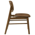 Home & Sleep Outlet - Benford Dining Side Chair Wood Seat Dark Brown (Set of 2)