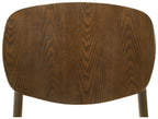 Home & Sleep Outlet - Benford Dining Side Chair Wood Seat Dark Brown (Set of 2)