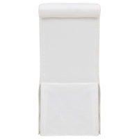 Shawna Upholstered Skirted Side Chair White (Set of 2)