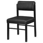 Home & Sleep Outlet - Kehoe Upholstered Dining Side Chair Black (Set of 2)