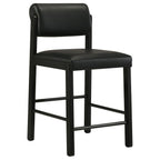 Home & Sleep Outlet - Kehoe Upholstered Counter Height Chair Black (Set of 2)