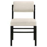 Hamlyn 5-piece Round Wood Dining Set Cream and Black