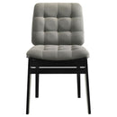 Hamlyn 5-piece Round Wood Dining Set Grey and Black