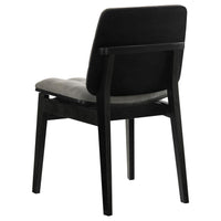 Hamlyn 5-piece Round Wood Dining Set Grey and Black