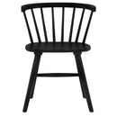 Hamlyn 5-piece Round Wood Dining Set Black