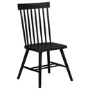 Hamlyn 5-piece Round Wood Dining Set Black