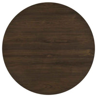 Hamlyn 5-piece Round Wood Dining Set Wheat and Walnut