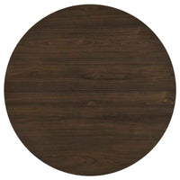 Hamlyn 5-piece Round Wood Dining Set Cream and Walnut