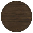 Hamlyn 5-piece Round Wood Dining Set Black and Walnut